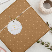 Kleine Blauwgroen Waterverf Baby shower Dank je we Bedankjes Labels