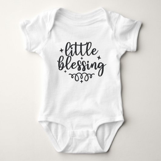 Kleine 'Blessing'-Baby Romper (Voorkant)