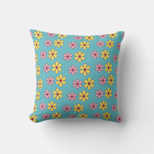 Kleine bloemen patroon bevestigen kussen