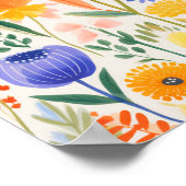  kleine bloemen poster (Hoek)