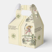 Kleine Bo-Peep: Klassieke Kate Greenaway Kwekerij Bedankdoosjes (Achterkant)