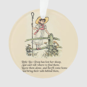 Kleine Bo-Peep: Klassieke Kate Greenaway Kwekerij Ornament