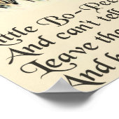 Kleine Bo-Peep: Klassieke Kate Greenaway Kwekerij Poster (Hoek)