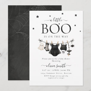 Kleine Boe Is Op Weg Hlloween Baby Shower Kaart