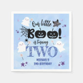 Kleine Boe! Schattige Boy Spooky Halloween 2e verj Servet (Voorkant)