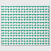 Kleine Bomen en een Verborgen Aap Wrapping Paper Cadeaupapier (Vlak)