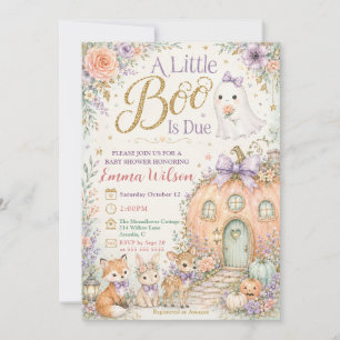 Kleine Boo Bos Baby Shower Kaart