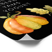 Kleine Boo | Eerste verjaardag Halloween mijlpaal Poster (Hoek)