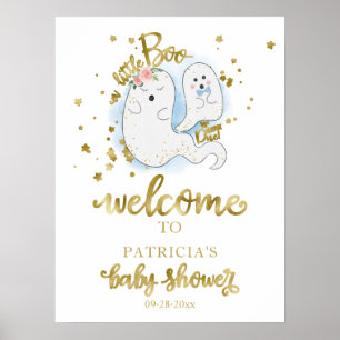 Kleine Boo Halloween Baby Shower Welkom Bord Poster