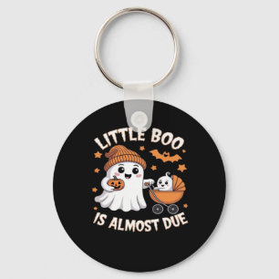 Kleine Boo Is Haast Uitgerekend - Halloween Zwange Sleutelhanger