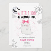 KLEINE BOO IS VOLGENDE BABY SHOWER UITNODIGING (Voorkant / Achterkant)