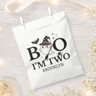 Kleine Boo Roze Meisje Halloween Verjaardag Bedankzakje