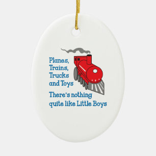 KLEINE BOYS KERAMISCH ORNAMENT