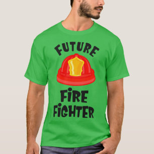 Kleine brandweerman Kinder brandweer jongens T-shirt