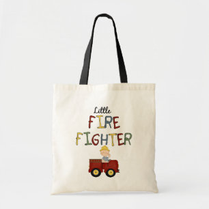 Kleine brandweerman tote bag