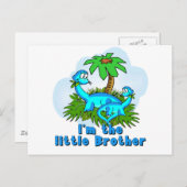 Kleine broederdinosaurussen briefkaart (Voorkant / Achterkant)