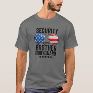 Kleine broederveiligheid Funny Big Brother Securit T-shirt