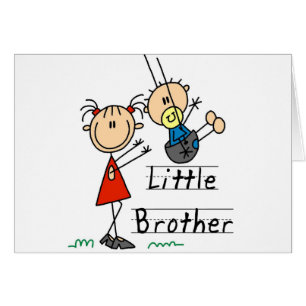 Kleine broer met Big Sister Tshirts