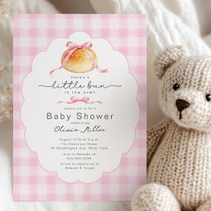 Kleine Brood in de Oven Baby Shower Uitnodiging