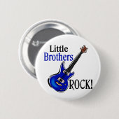 Kleine Brothers Rock. Ronde Button 5,7 Cm (Voorkant /achterkant)