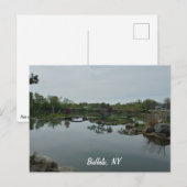 Kleine brug over water briefkaart (Voorkant / Achterkant)