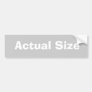 Kleine Bumpersticker