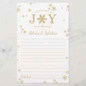 Kleine bundel met vrolijk kerstadvies Baby shower (Voorkant)