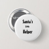 Kleine Button/Badge voor de kerstman Ronde Button 5,7 Cm (Voorkant /achterkant)