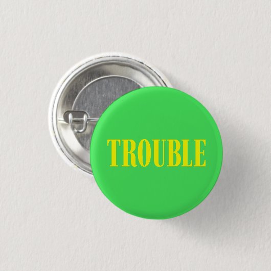 Kleine Button, grote problemen Ronde Button 3,2 Cm (Voorkant /achterkant)