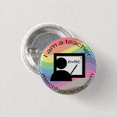 Kleine Button - Leraar (Voorkant /achterkant)