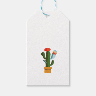 Kleine cactus cadeaulabel