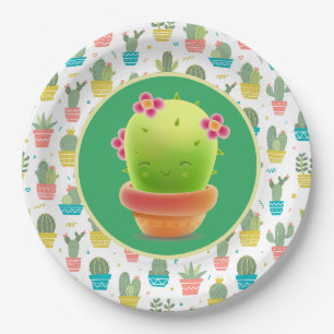 Kleine Cactus Papieren Bordje