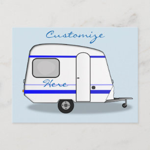 Kleine caravan Thunder_Cove, kleur Briefkaart