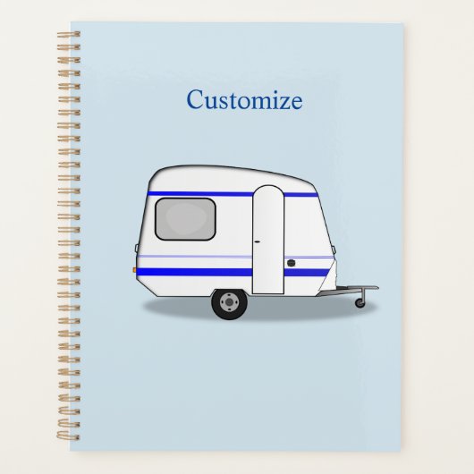 Kleine caravan Thunder_Cove, kleur Planner (Voorkant)