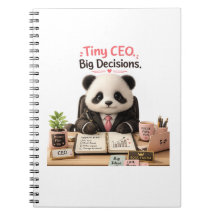 Kleine CEO Grote Beslissingen Grappige Baby Panda
