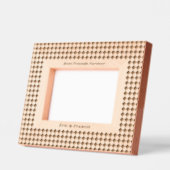 Kleine Checkerboard Pattern Beste Vrienden Lijst Gegraveerde Lijstjes (Links)