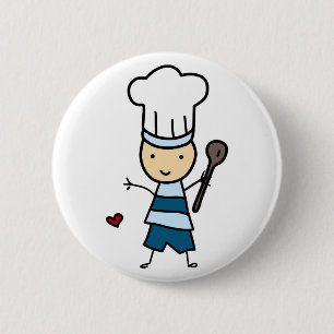 Kleine Chef Boy Ronde Button 5,7 Cm