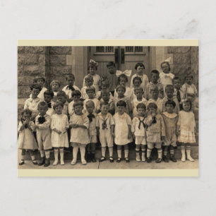 Kleine Cherubs van de zondagsschool Briefkaart