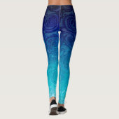 Kleine Chinese gouddraak Leggings (Achterkant)
