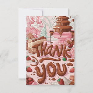 Kleine Chocolade bedankkaart