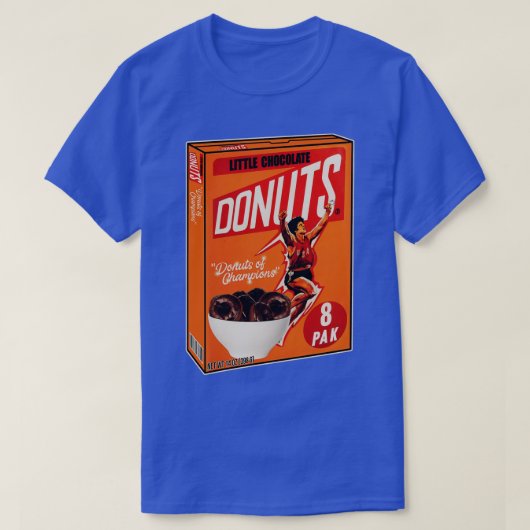 Kleine chocoladedonuts graan t-shirt (Design voorkant)