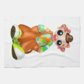 Kleine clown - theedoek (Horizontaal)