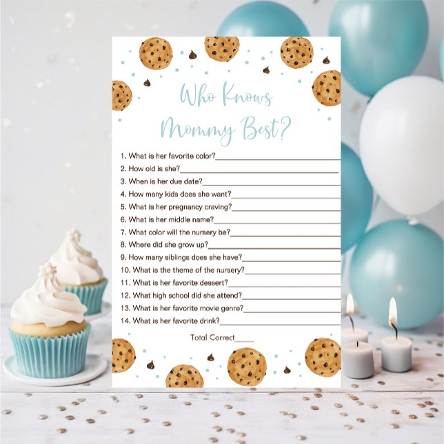 Kleine Cookie Blue Boy Wie Weet Mama Beste Spel (Creator heeft geüpload)