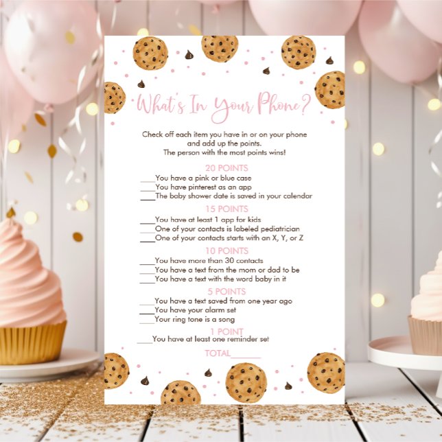 Kleine Cookie Roze Meisje Wat zit er in je telefoo (Creator heeft geüpload)