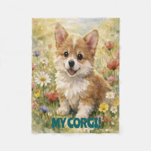 Kleine Corgi Persoonlijke Deken