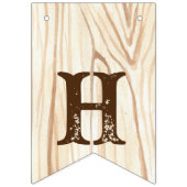 Kleine cowboy 1e rodeo verjaardagsfeest rustig vlaggetjes (Tweede vlag)