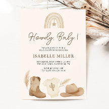 Kleine Cowboy Baby shower