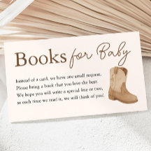 Kleine Cowboy Boeken voor Baby shower