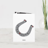  kleine cowboy Dank je kaart (Achterkant)