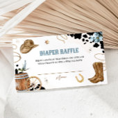Kleine Cowboy Luier Raffle Ticket Enclosure Kaart